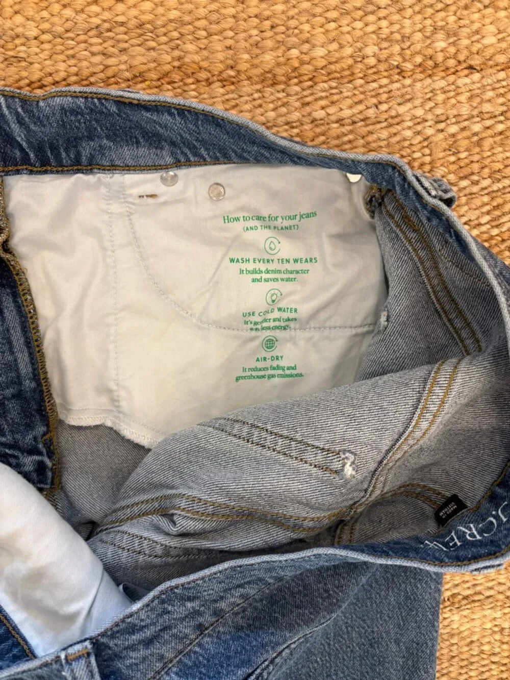 JCrew '96 Kick Out Cropped Jean